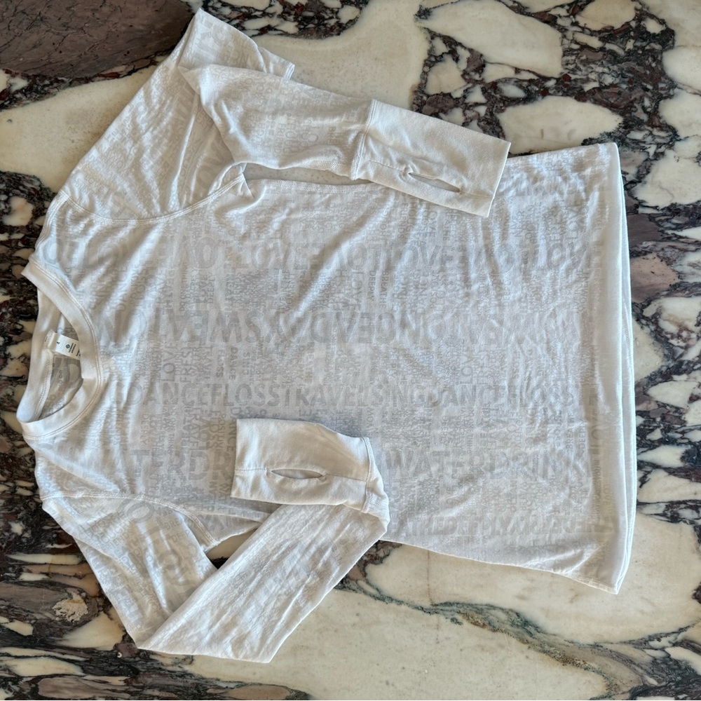 Lululemon Lab - original.
Long Sleeve Shirt